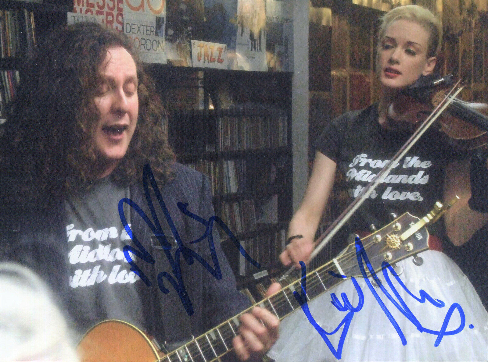 THE WONDER STUFF Signed Photo Poster paintinggraph - Rock / Pop Indie Band - Preprint