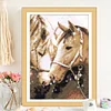 Horse - 9CT Partial Beaded Cross Stitch Kit(28x41cm)