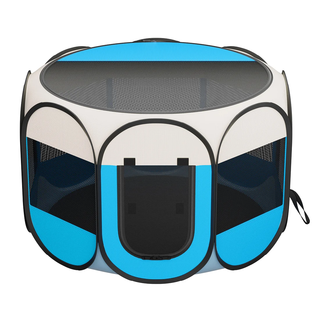 BEBANG Dog Cat Playpen, Dog Crate Tent Cage Indoor/Outdoor, Portable Pop Up Dogs Kennel Playpen
