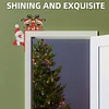 (US Local) Pattern Christmas Theme Christmas Door Frame Decorations for Wall Window