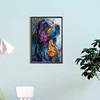 Diamond Painting -DIY Round Drill Flower Dog(40x60cm)