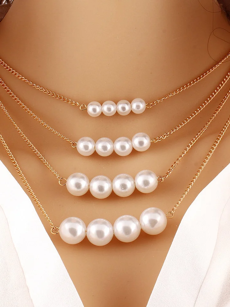 Imitation Pearls Necklace