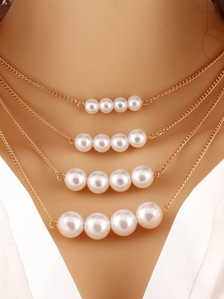Imitation Pearls Necklace