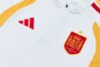Kids Kit Spain 26-27 1/4 Zip Training Tracksuit White Chandal