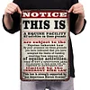 Warning - Vintage Metal Signs(12*16Inch) - Warning