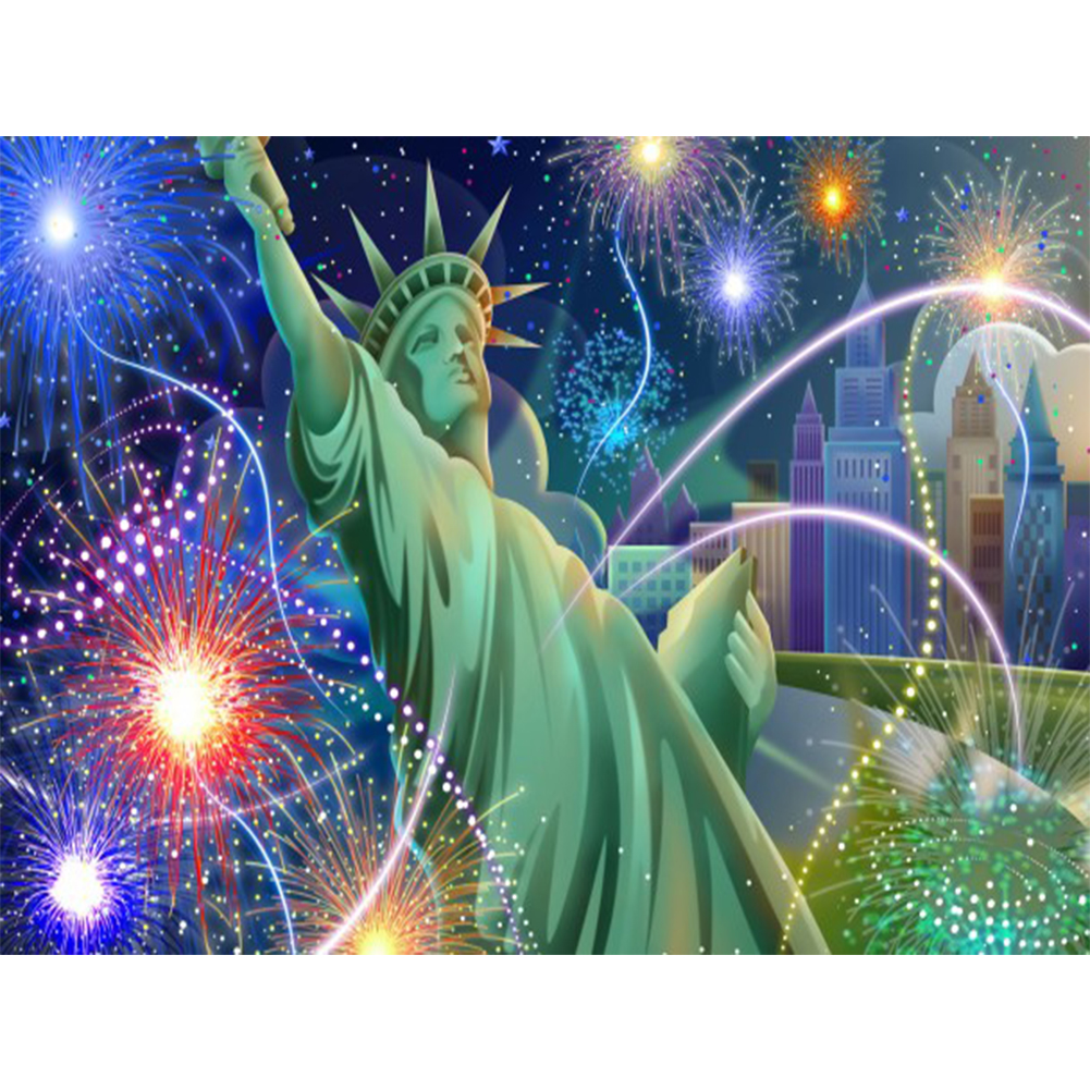 

Statue Fireworks - Round Drill Diamond Painting - 40*30CM, 501 Original