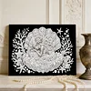 uk.everydayedeals DIY Pearl Painting With Frame - Handmade Self-Adhesive Pearls - Mermaid(20*30cm)