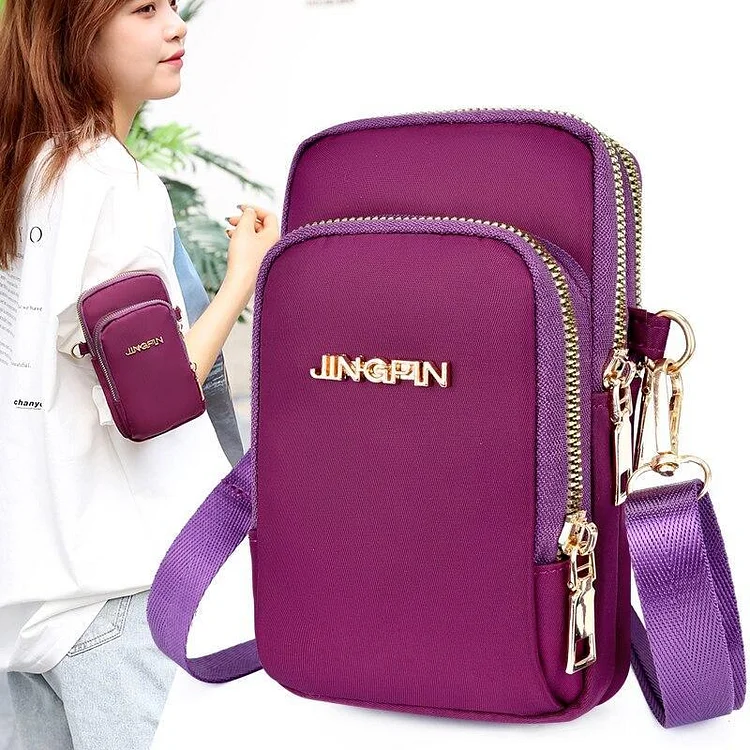 Fashion lady messenger bag multi-function handbag wrist bag-Annaletters
