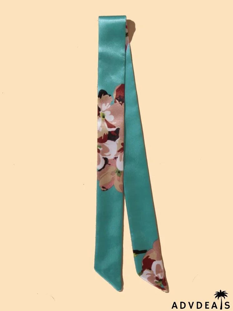 Floral Print Scarf
