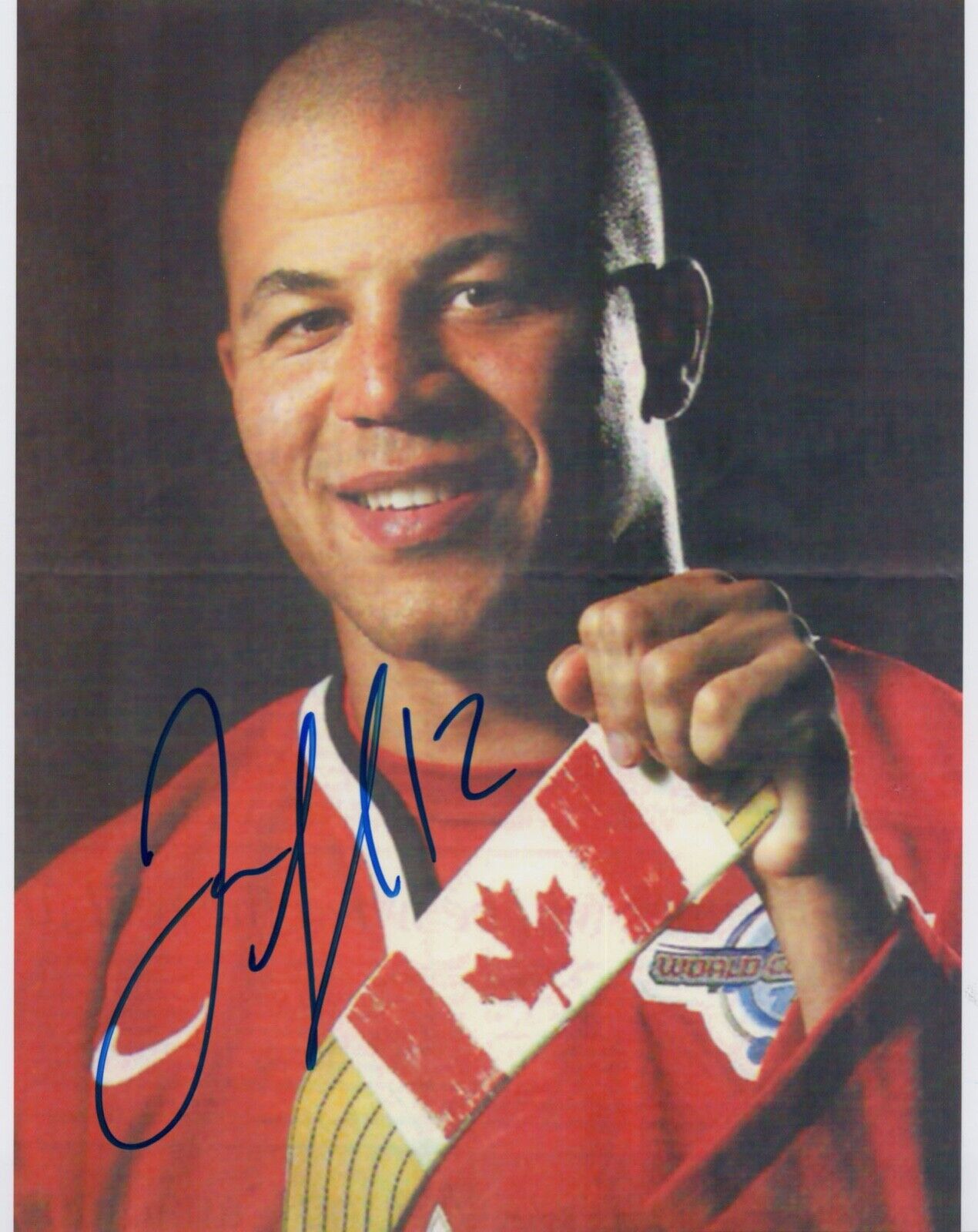 JAROME IGINLA signed Autographed TEAM CANADA