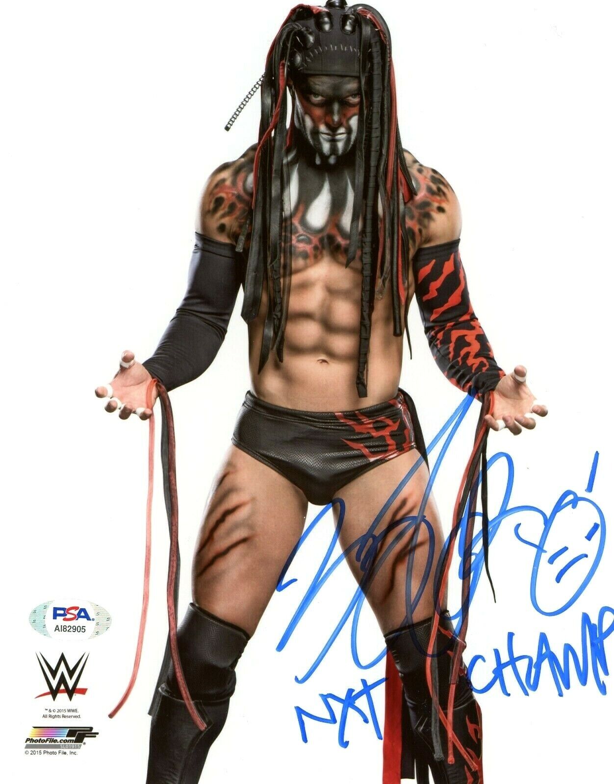 WWE FINN BALOR HAND SIGNED AUTOGRAPHED 8X10 Photo Poster painting WITH PROOF AND PSA DNA COA 9