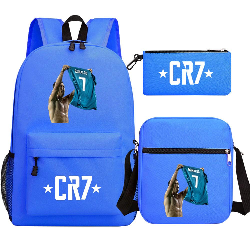 Mayoulove Cristiano Ronaldo Backpack Large Capacity Lightweight for School and Outdoor Activities-Mayoulove