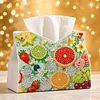 DIY PU Diamond Painting Tissue Box Kit Desktop Tissue Holder with Rhinestone Diamond Desk Decorative Tissue Box for Adults Desktop Storage Organizer