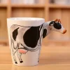 3D Hand-painted Ceramic Mug Animal Coffee Cup