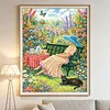 Garden Lady- Round/Square AB Drills Diamond Painting(55x70cm)