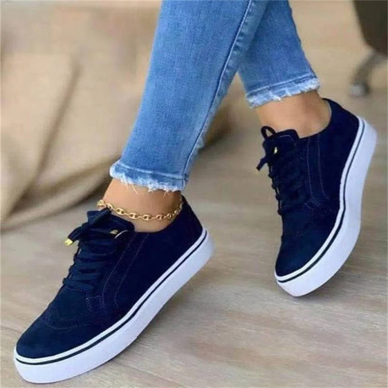 Breakj Breakj 2025 Spring And Summer New Lace Single Shoes Comfortable Casual Women's Shoes Round Head Flat Solid Single Shoes Women