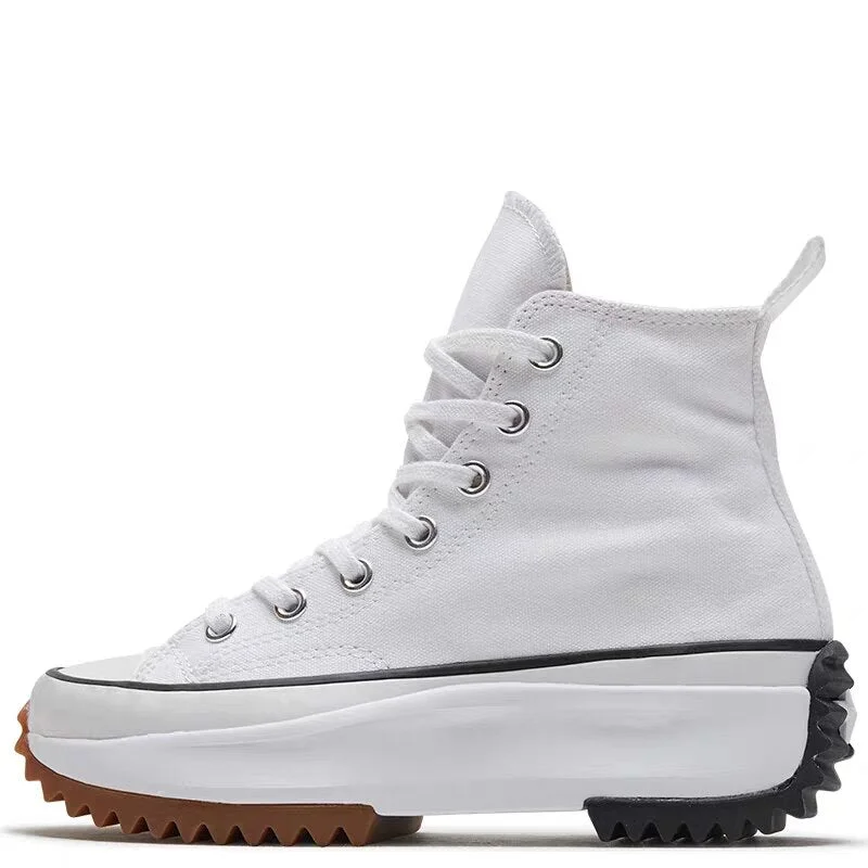 2021 Women Run Star Sneakers High Top Platform Women Sports Shoes White Black Casual Fashion Canvas Shoes Vulcanized Shoes Feme