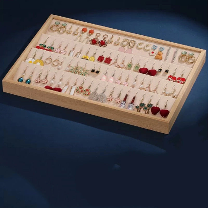 1 Piece Wood Sweet Holiday Banquet Selfie Solid Color Jewelry Boxes