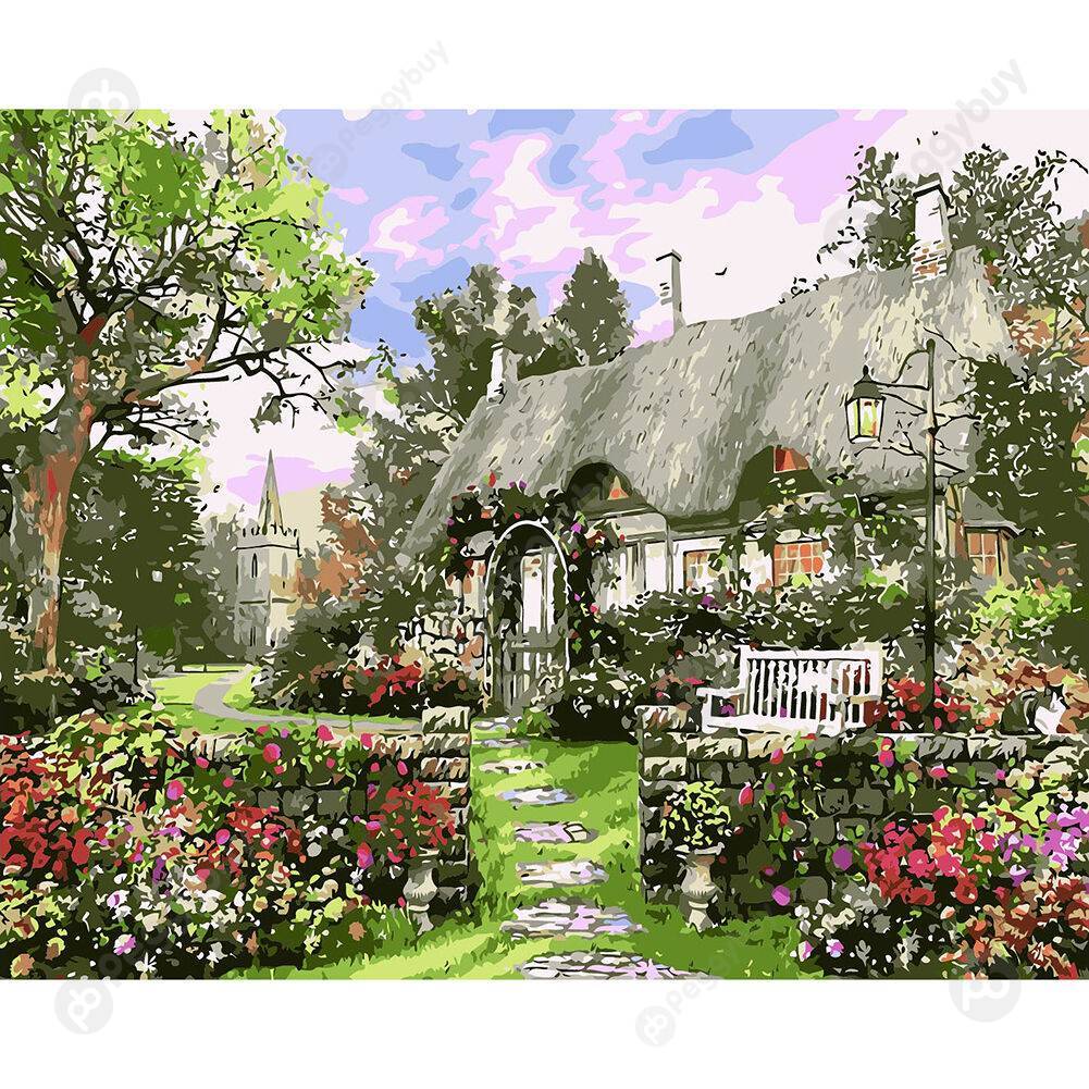 

50*40CM Paint By Numbers-House, 501 Original