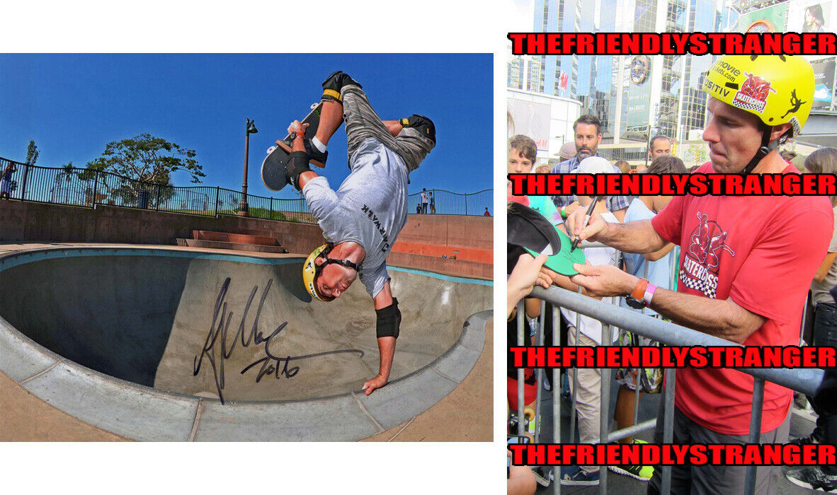 ANDY MacDONALD signed Autographed 8X10 Photo Poster painting d PROOF - X GAMES Skateboarder COA