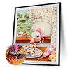 >SALE<5D DIY Diamond Painting Kits Full Round Drill Pink Goose Mosaic (NH2036)