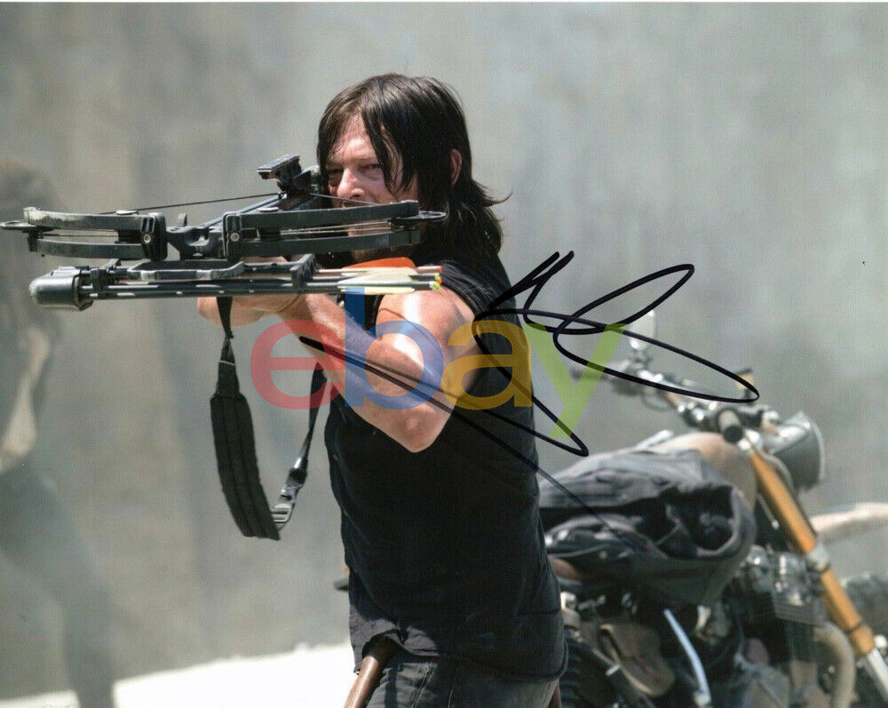 Norman Reedus The Walking Dead Daryl Dixon Autographed Signed 8x10 Photo Poster painting reprint