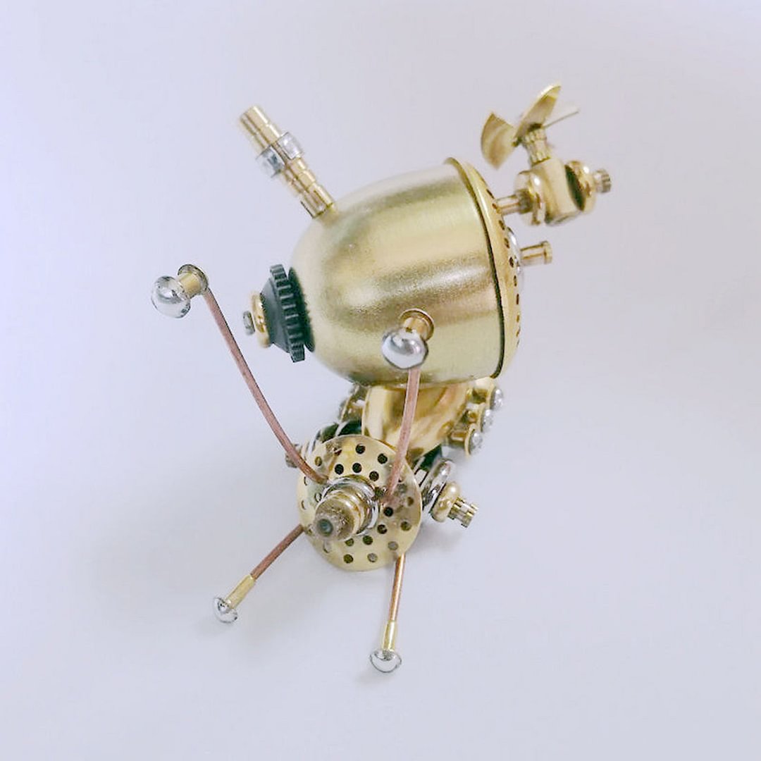 Mechanical Punk Style Golden Metal Model Insect Snail Puzzle Assembly Kit Creative Gift for Home Decor,okpuzzle,3dpuzzle,puzzle shop,puzzle store