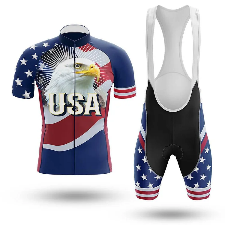 Eagle USA Men's Short Sleeve Cycling Kit