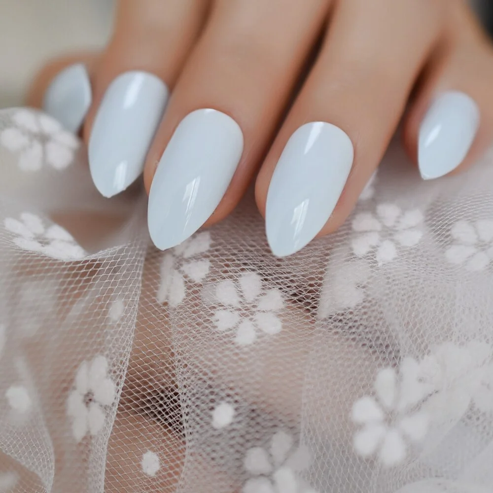 Rose Gold 24 Full Cover False Nails Gorgeous Glitter Ballerina Acrylic Nail Tips 12 sizes Full Coverage DIY Tips with Adhesive-Nail Inspo