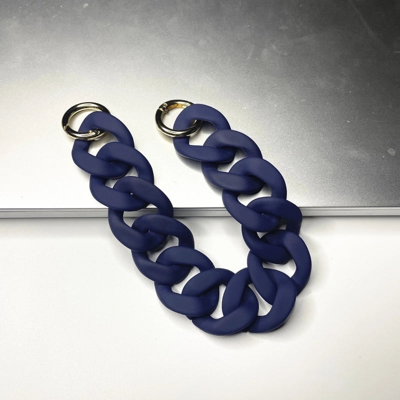 European And American Acrylic Chain Resin Rubber Hardware Acrylic Bag Chain Shoulder Strap Handmade Detachable Chain Women’s Bag