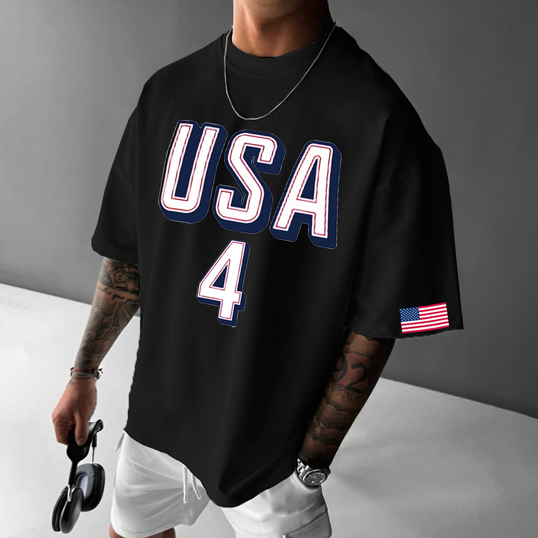 Unisex 2024 USA Team Printed T-shirt