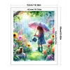 【Limited Stock Sale】Girl Watering The Flowers-11CT Stamped Cross Stitch 50*60cm/19.69*23.62in(Big Size) tapestrymarket