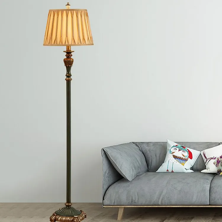 Eryn Pewter Floor Lamp, Resin, 155CM Long