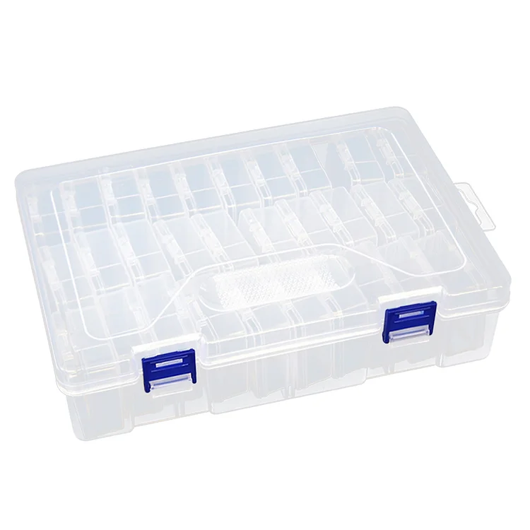 Clear Bead Storage Containers Small Parts Storage Diamond Painting Accessory Box gbfke