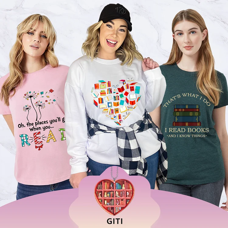 Love Reading Love Beauty Clothes with Wonderful Gift - BSTCA0428