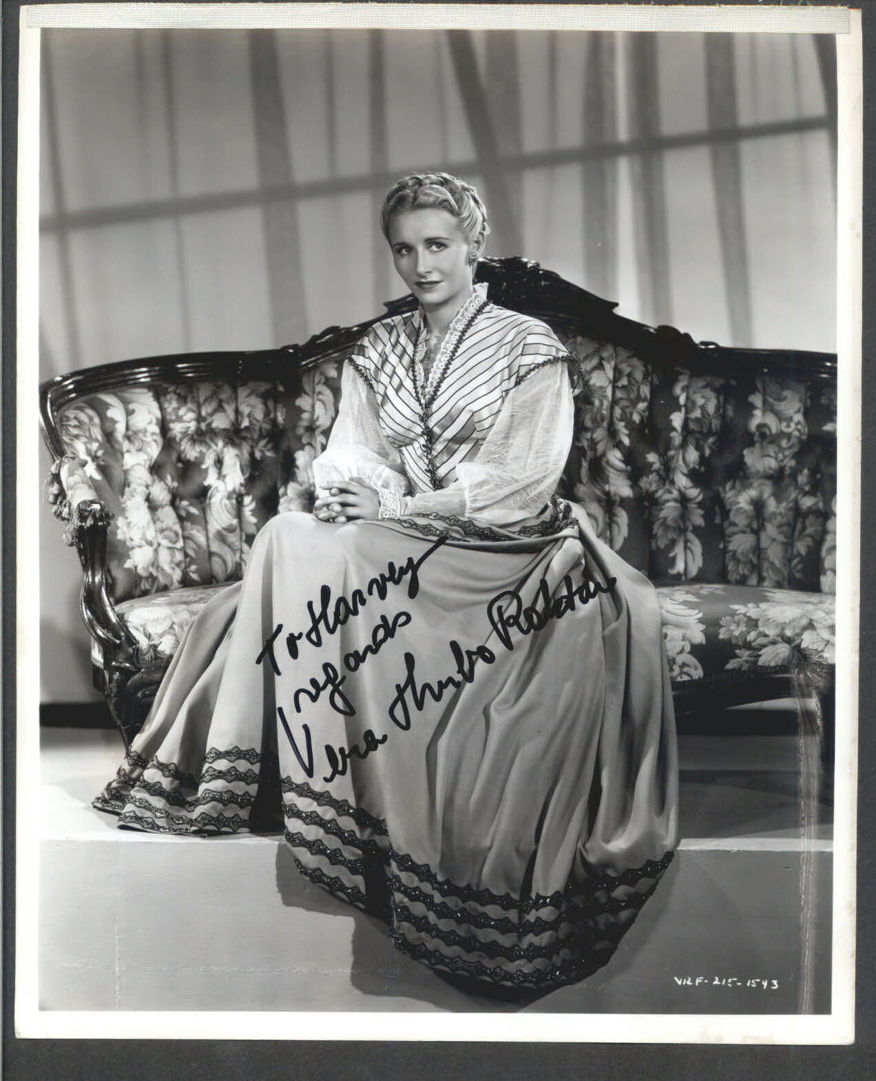 Vera Ralston - Signed Vintage Celebrity Autograph Photo Poster painting - Dakota