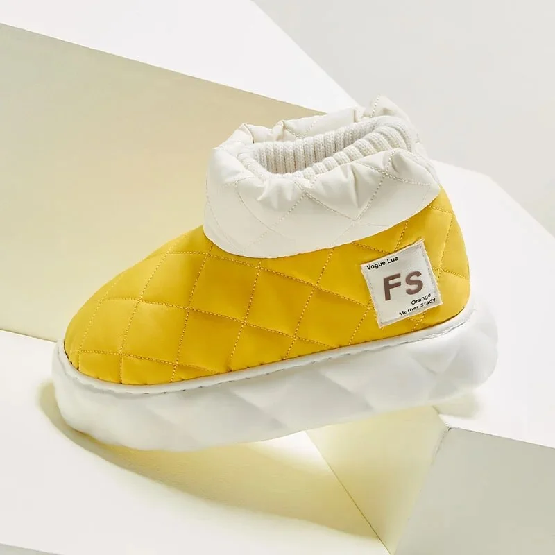 Yyvonne Waterproof Snow Boots Women 2023 Winter Warm Thicken Plush Lined Cotton Shoes Woman Thick Bottom Platform Ankle Boots