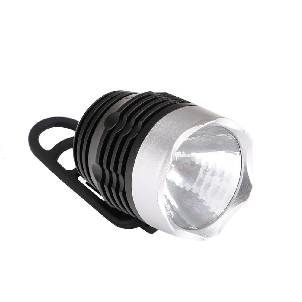 

LED Bicycle Front Flash 3 Modes Bike Cycling Torch Light, Silver, 501 Original