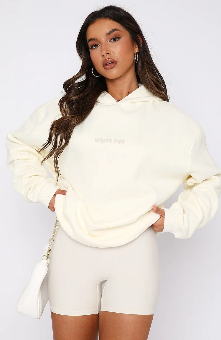 Leisure Series Oversized Hoodie Cream