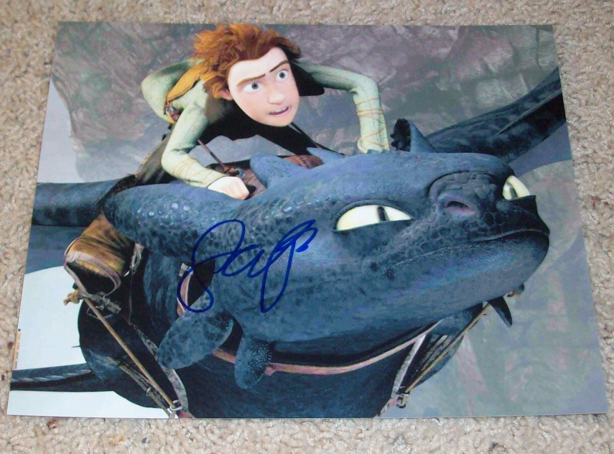 JAY BARUCHEL SIGNED AUTOGRAPH HOW TO TRAIN YOUR DRAGON 8x10 Photo Poster painting B w/PROOF