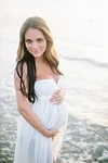 Maternity Photo Shoot Pregnant Photography Props Long Sleeve Dress