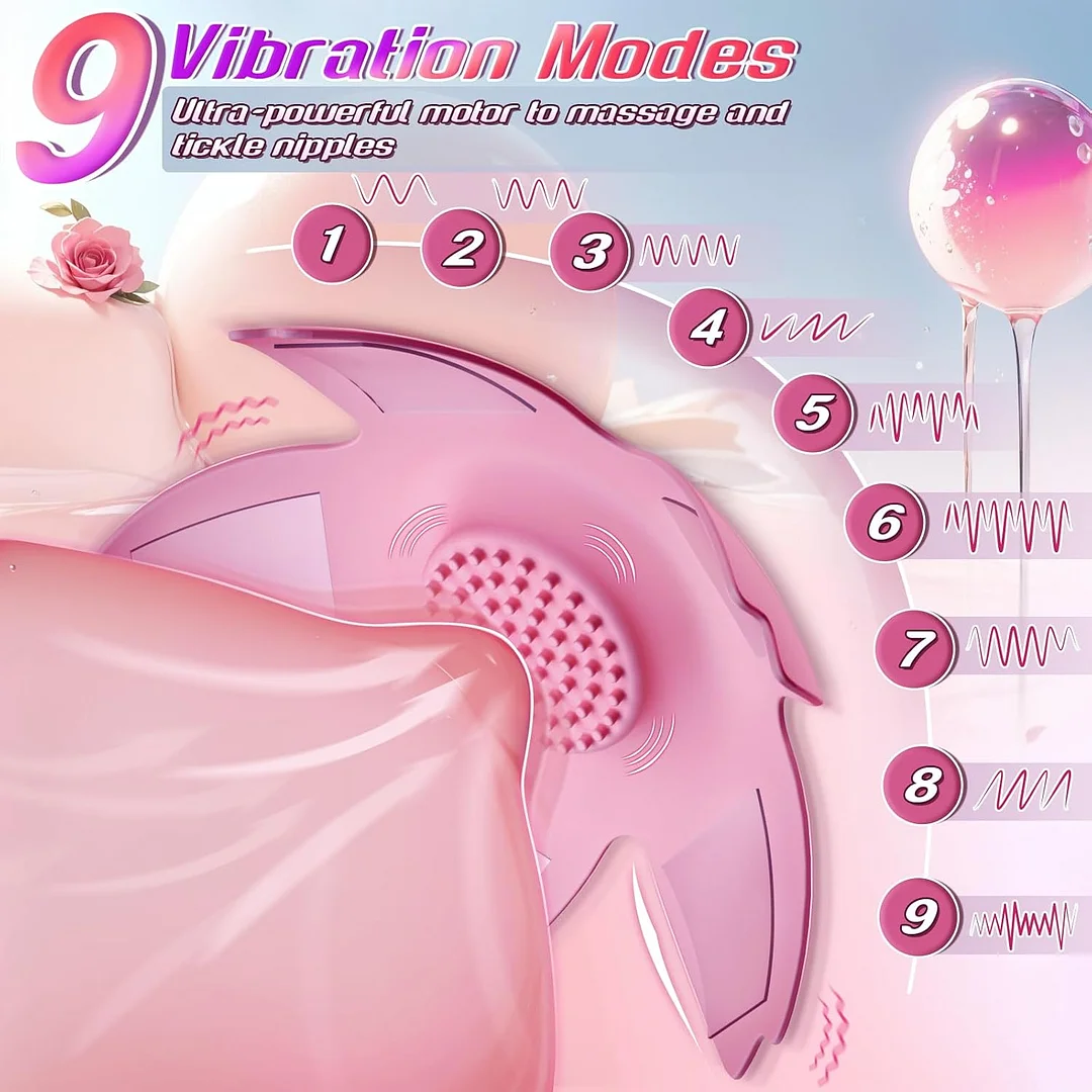 Nipple Toys Women Sex Toys Pleasure With 9 Vibrations