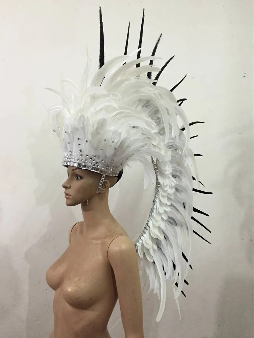 VCshoes Latin Dance Samba Accessories Exquisite Headdress Feathers Delicate Dance Shows Accessories