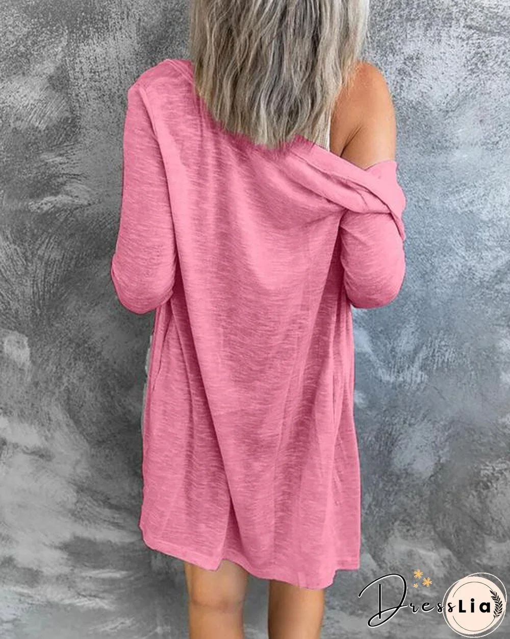 Thin Knitting Long Cardigan