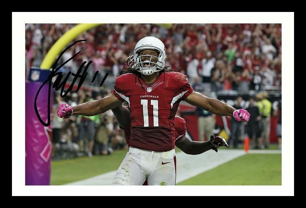 Larry Fitzgerald - Arizona Cardinals Autograph Signed & Framed Photo Poster painting