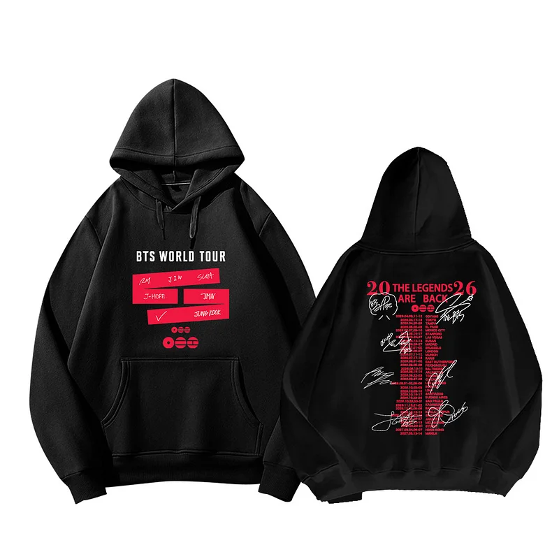 BTS ARIRANG World Tour Hoodie & Pants Set-up (Gray)