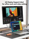 ACASIS 10Gbps Magnetic M.2 NVMe SSD Enclosure & USB C Docking Station with Cooling Fan for iPhone 17/16/15 Pro/Pro Max/Plus,Tool Free Installation,Support Size 2230/2242/2260/2280 B+M M-Key