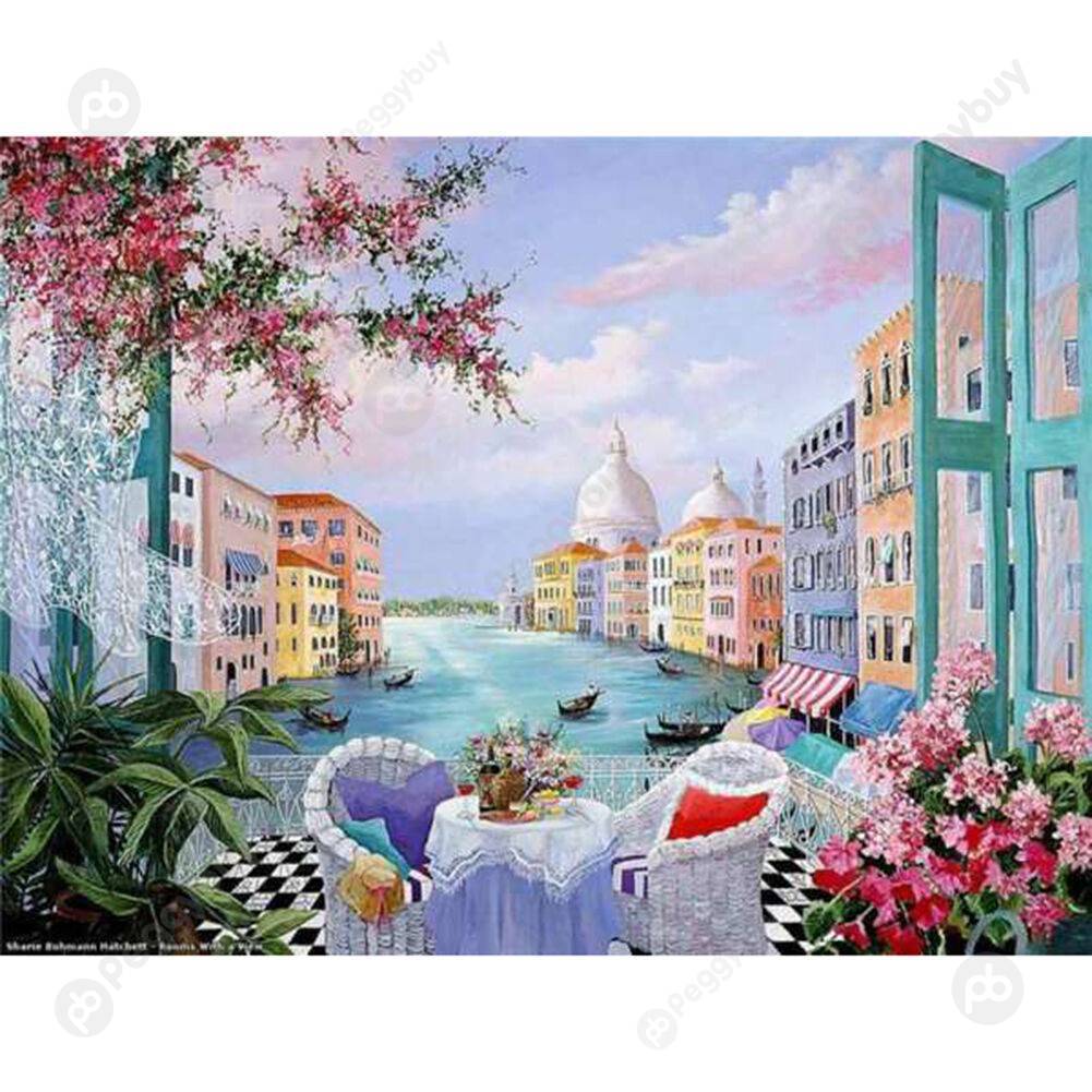 

50*40CM Paint By Numbers-Seaside, 501 Original