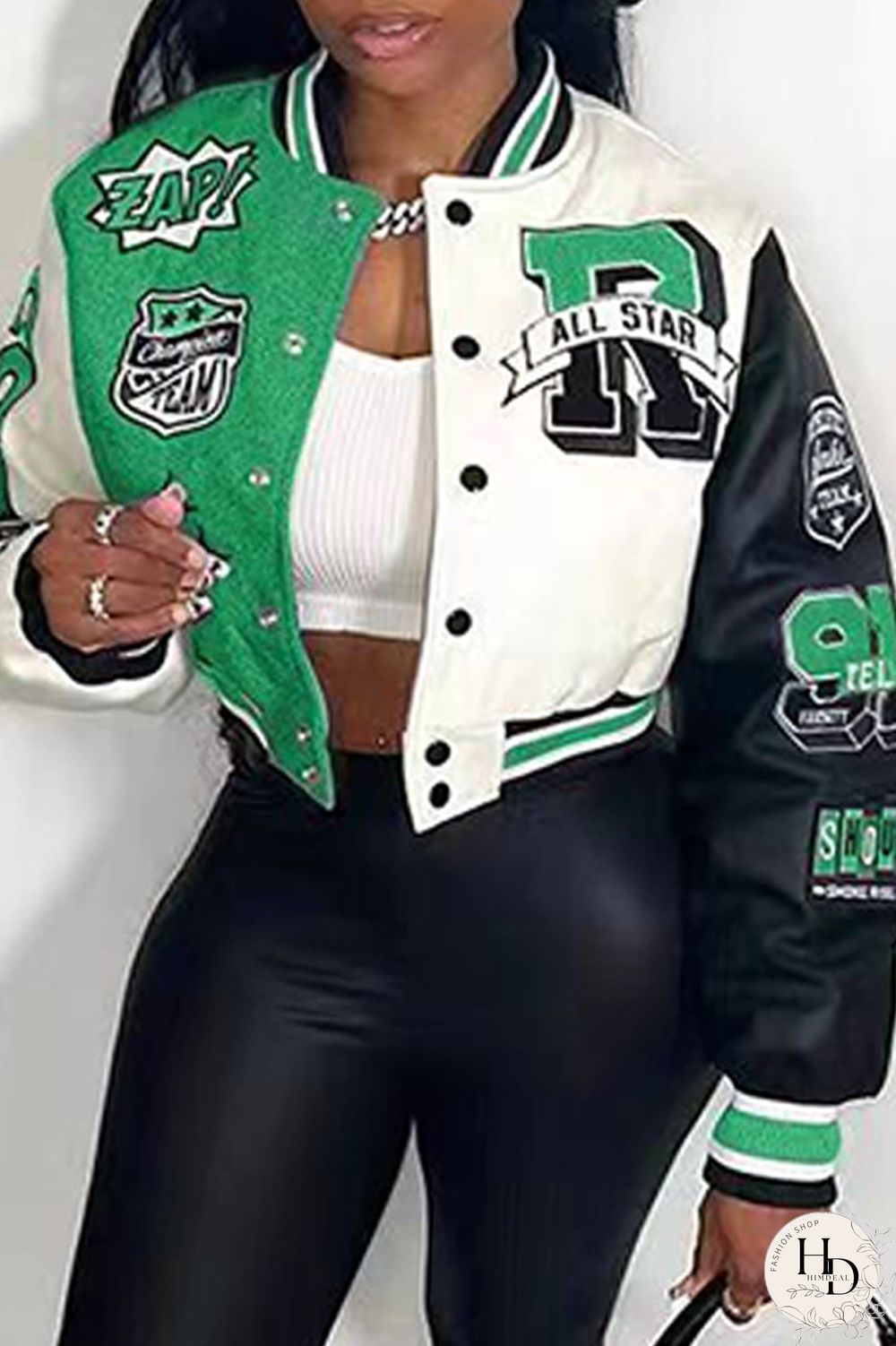 Red Casual Print Patchwork O Neck Outerwear