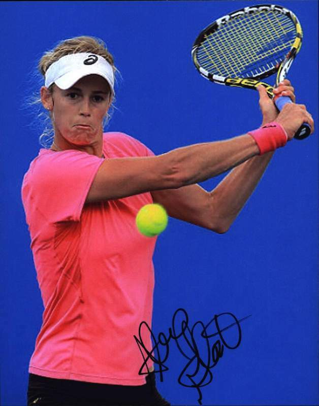 Alexa Glatch signed tennis 8x10 Photo Poster painting W/Certificate Autographed (A0003)